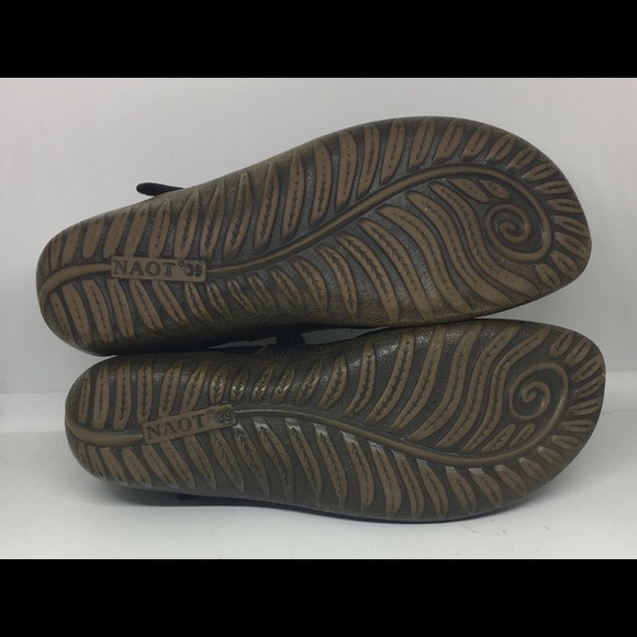 Naot Brown Mary Jane Shoes Womens Size 39 US 8-8.5 - Picture 7 of 8